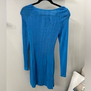 Blue lioness long sleeve dress
